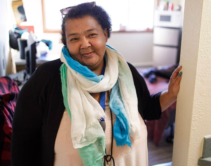 Photo of Martha, a participant in the Home for Good Anchorage Pay for Success Project.